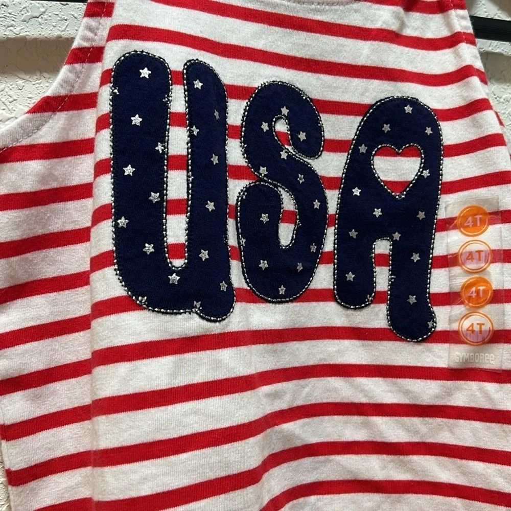 Janie and jack & Gymboree Girls set size 4 GUC red and blue colors